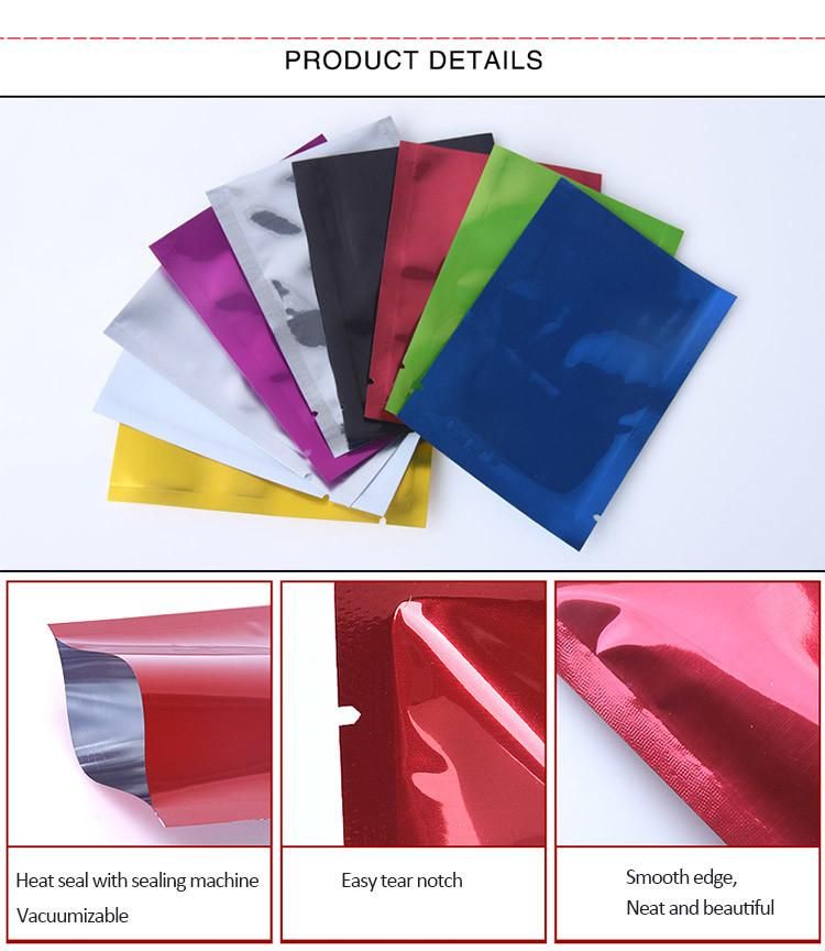 Vacuum Sealed Aluminum Packaging Bags Aluminum Foil Standup Pouch Bag