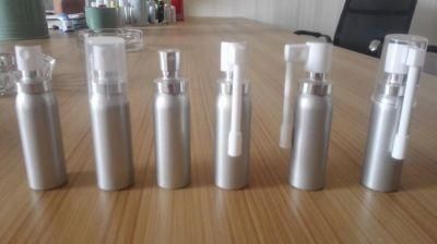 10ml 15ml 20ml Aluminum Aerosol Cans with Pump Sprayer and Plastic Cap for Delay Spray Medical Spray