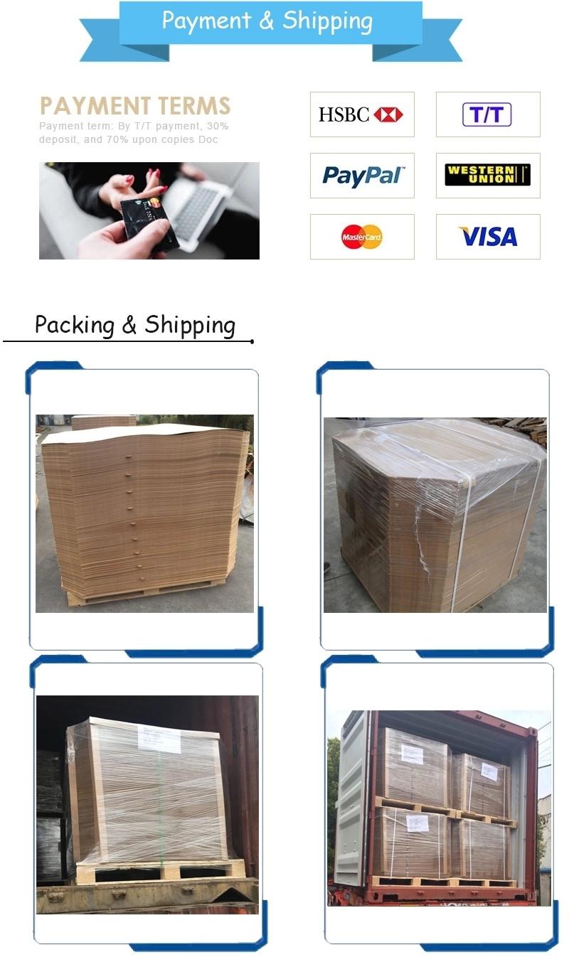1200*1000*0.9mm Different Type Easy Using Shipping Non Paper Slip Sheet