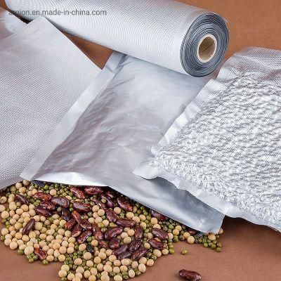 BPA Free Custom Size Aluminum-Aluminum Clear Vacuum Bag Roll for Food Packaging
