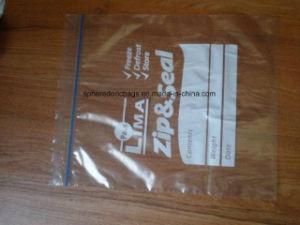 Degradable LDPE Clear Plastic Waterproof Zip Lock Bag with Print