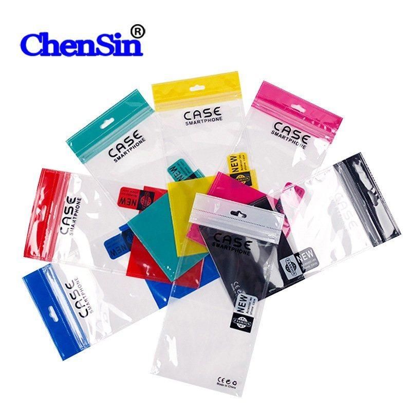 Plastic Resealable Ziplock Bag Phone Case Packaging Zipper Bag