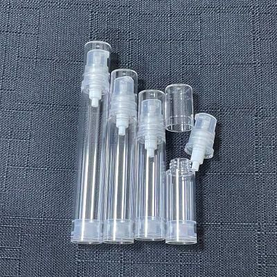 5ml 10ml 12ml 15ml Empty Plastic Clear Perfume Bottles with Sprayer Pump Transparent Press Pump