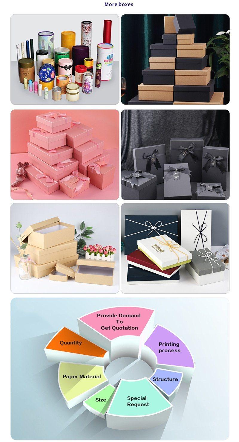 [Baiyue]Cardboard Paper Photo Album Packing Box Made in China Black Box Candle Packaging Gift Box