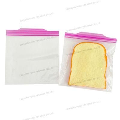 Plastic Easy Open Tabs Sandwich Bag with Retail Box