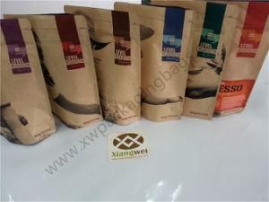 Free Wholesale Kraft Paper Bag with Valve and Zipper