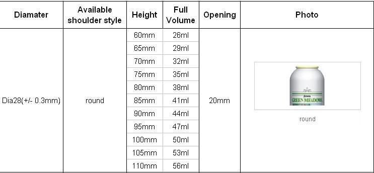 Aerosol Spray Cans (BN-Aerosol can-Dia28)