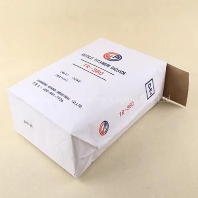 20kg Multiwall Paper Square Bottom Kraft Paper Valve Bags