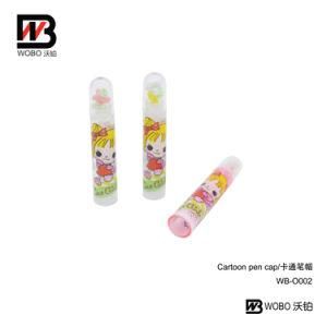 Color Cartoon Pen Cap for School Stationery