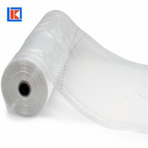 Dry Clean Perforated Clear Poly Plastic Garment/Laundry/Clothing Bags on a Roll