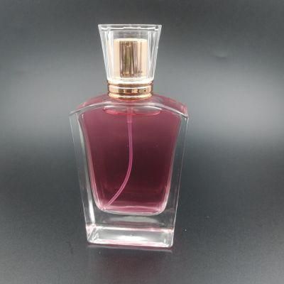 ODM 100ml Cosmetic Clear Packaging Glass Perfume Bottle