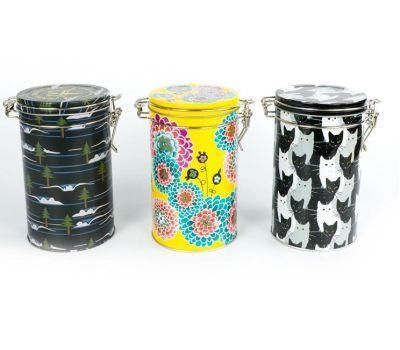 Best Price Food Tin Metal Box Clip Lid Tea Tin Can