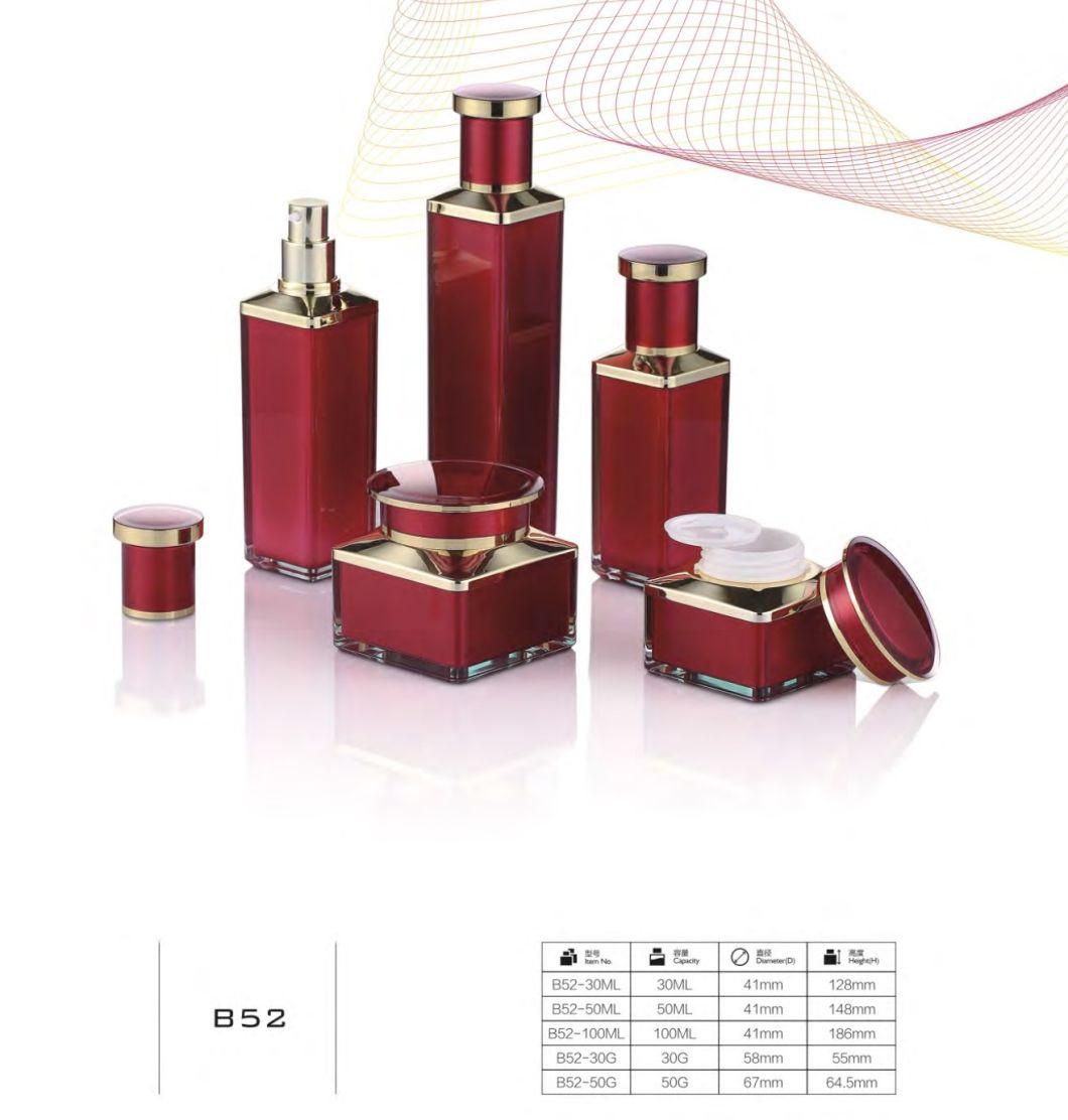 Cosmetic Plastic Bottle Have Stock Wholesale Cosmetic Container 15ml 30ml 50ml 60m Lelectroplated Silver Glass Bottle
