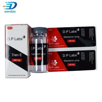Free Design OEM 10ml Vial Label Box for Steroid Packaging