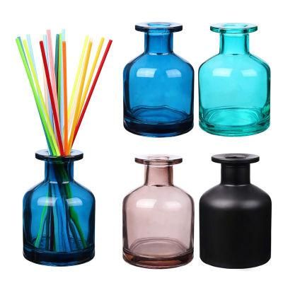Sale 100ml Empty Luxury Refillable Unique Cute Glass Diffuser Bottle for Diffuser with Cork