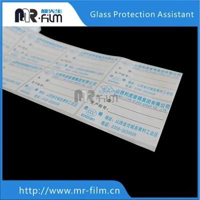 Self Adhesive Label with Bar Code