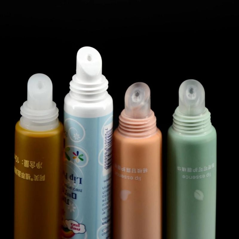 Manufacturer Wholesale Custom Colorful PP Clear Mini Lip Balm Tube 5g Empty Plastic Lipstick Tube