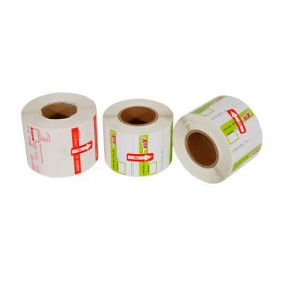 Hot Selling Self Adhesive Blank Label Sticker Customized Thermal Copper Plate Synthetic