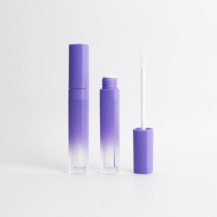 Square Lipgloss Tube Wholesale Lip Gloss Container for Cosmetic Packagiang