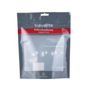 Print PE Recyclable Reclosable Three Side Seal Zipper Ziplock Clothing Cloths Underwear Resealable Plastic Packaging Bag