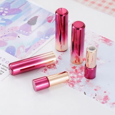 Circular Spray Purple Gradient Press Bouncing Lipstick Tube