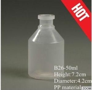 B26-50ml Clear Vaccine Bottle Plastic Bottle Xinfuda