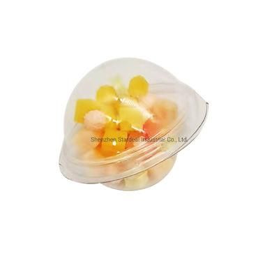 Clear Round Clamshell Plastic Bath Bomb Mold