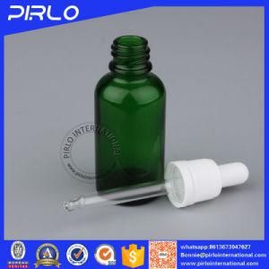 Essential Oil Use Empty Green Color Glass Bottle with Dropper Cap