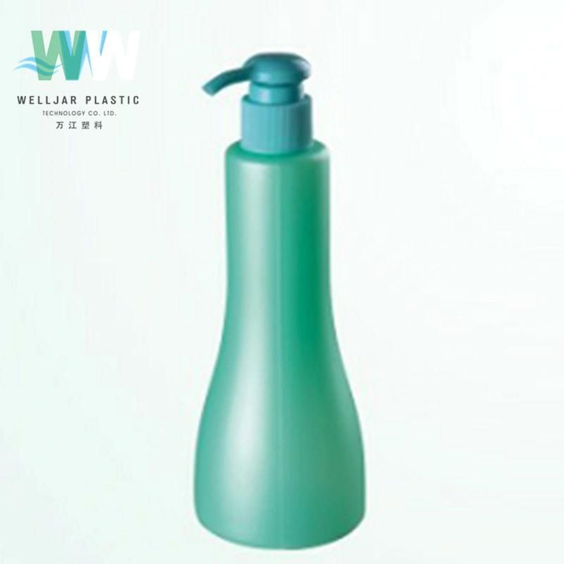 250ml Colorful Lotion Container Green Skinny Bottle with Lotion Pump