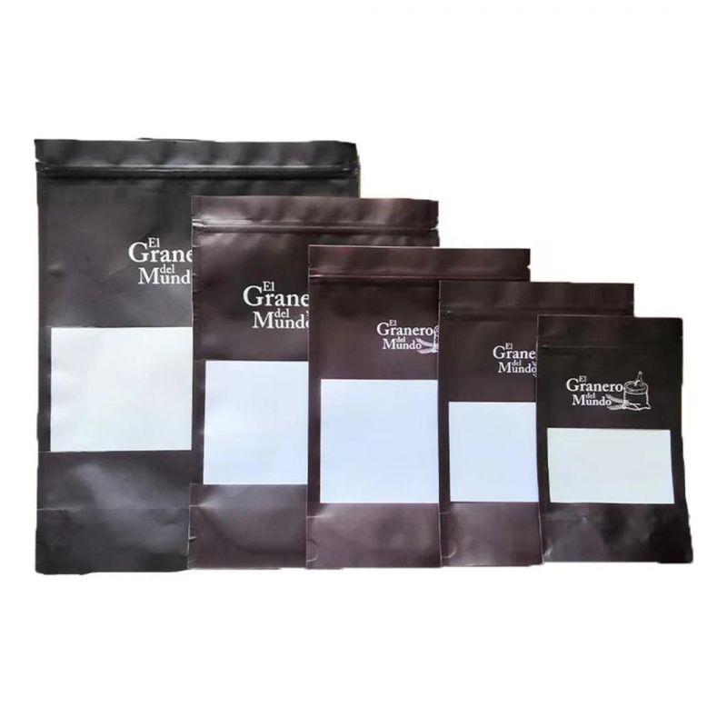 Best Price Kraft Printed Doypack Bag Cookie Bag with Clear Window