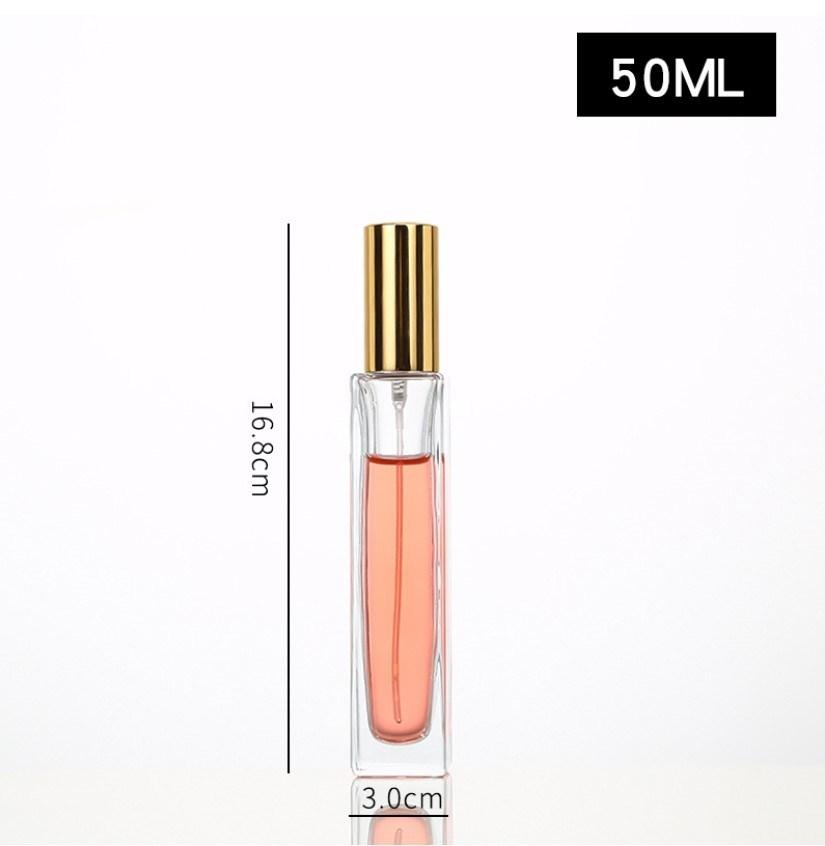 3ml 6ml 10ml 20ml Glass Perfume Spray Bottle with Aluminum Cap Mini Glass Cosmetic Packaging Bottle