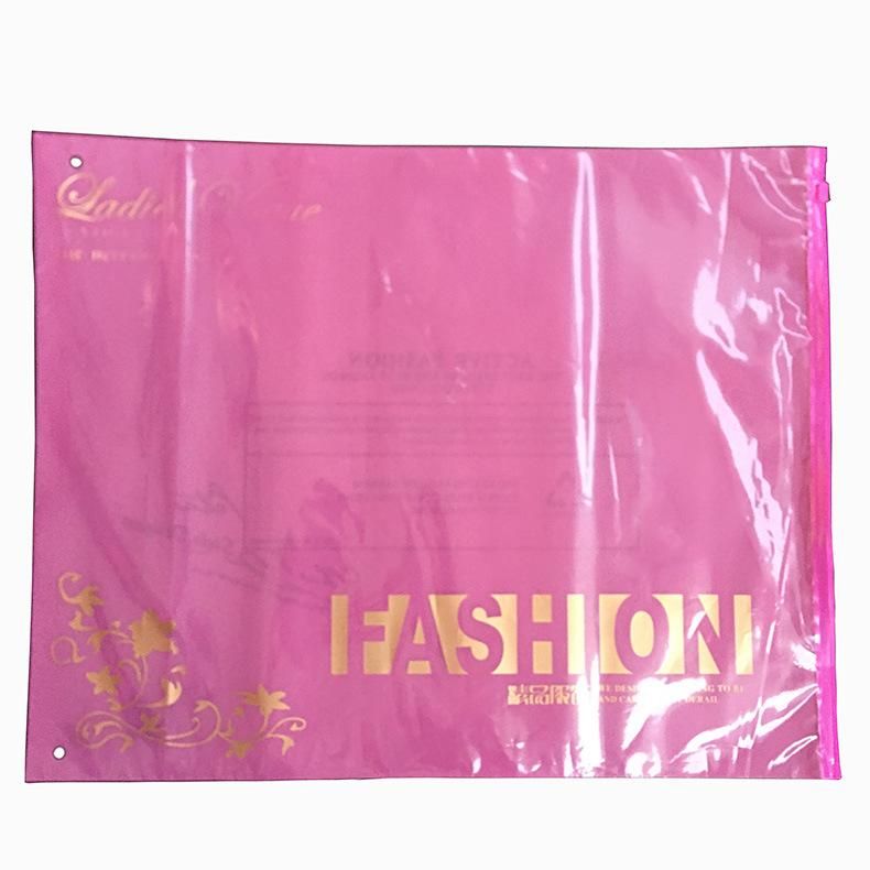 Logo Ziplock Seal CPE PE Clothing Packaging Bag Poly Bag Plastic Bags Custom Printed