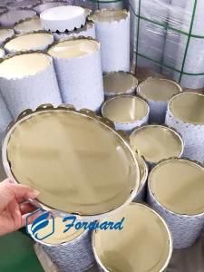Tinplate Flower Edge Lid for Paint Pails with Lamination