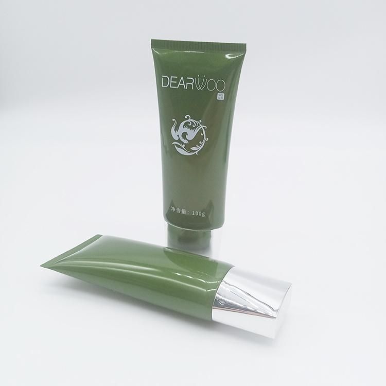 Skin Care Face Wash White Plastic Soft Cosmetic Tubes Packaging