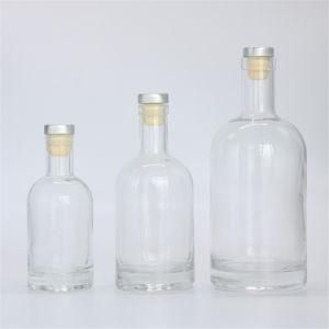 500ml 700ml 750ml 1000ml Cork Top Custom Empty Oslo Whisky Tequila Brandy Liquor Spirit Wine Vodka Gin Glass Bottle