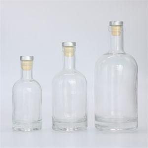 500ml 700ml 750ml 1000ml Cork Top Custom Empty Oslo Whisky Tequila Brandy Liquor Spirit Wine Vodka Gin Glass Bottle