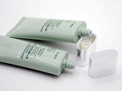 Guangzhou Factory Custom Sunscreen Cream Oval Cosmetic Plastic Tube