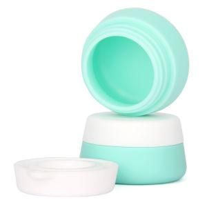 Dishwasher Safe Food Grade Silicone Toiletry Container with Sealed Lid