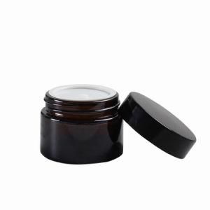 10ml 20ml 30ml Tawny Glass Cream Jar