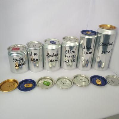 Factory Price Aluminium Liquid 200 Ml 250 Ml 330 Ml 500 Ml Empty Cans