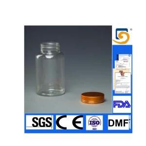 Clear Pill Packing Bottle with Child Resistant Cap
