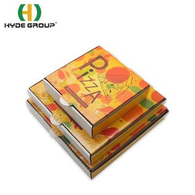 High Quality Corrugated Cardboard Custom Printing Paper Pizza Box for Food Package