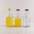 Glass Juice Bottles Reusable Glass Milk Bottles with Lids 16oz