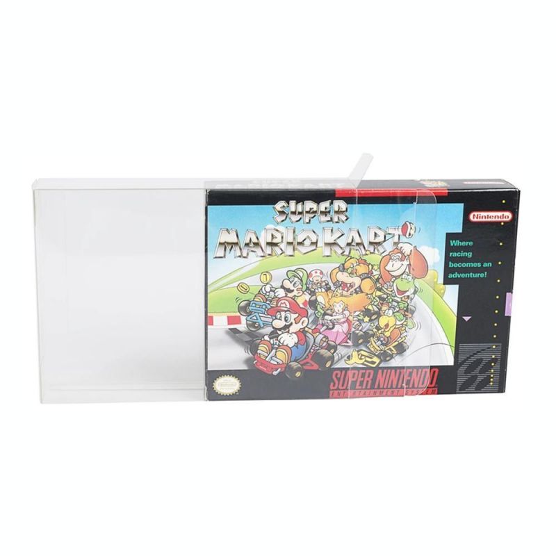 Soft Crease Transparent Pet N64 Snes PS4 Game Box Protector