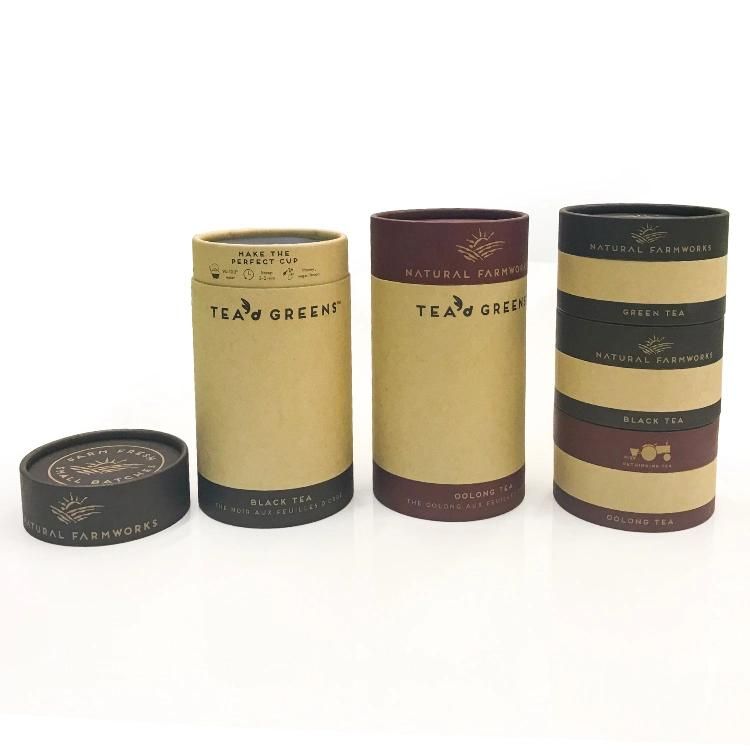 Custom Recyclable Powder Contanier Paper Boxes Spice Paper Tubes