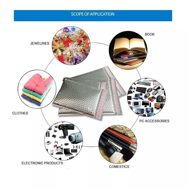 Good Quality Customized Design Package Bubble Bags Bubble Bag Packaging Padded Poly Bubble Bags for Fragile Goods