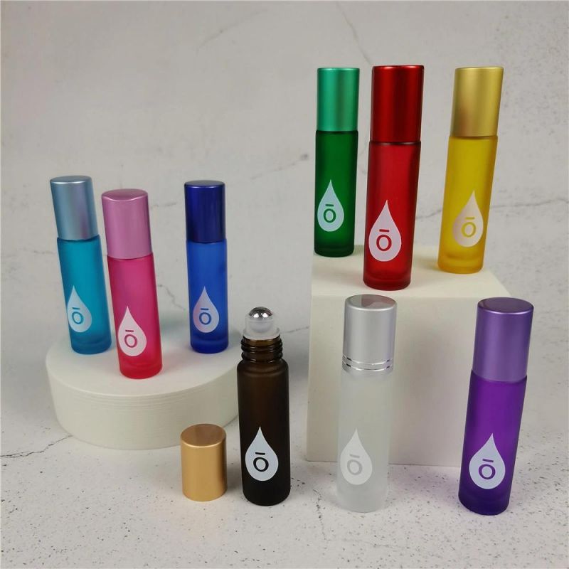 10ml Essential Oil Bottle Deodorant Perfume Glass Roll on Bottle with Cap