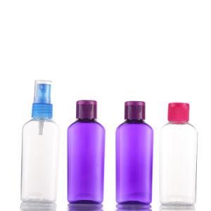Cosmetic Elliptical Packaging Bottles, Pet Plastic Bottles, Can Be Wholesale Customized Bottle Body, Nozzle, Pump Head, Bottle Cap, Color