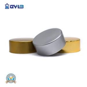 Brown Customized Screw Cosmetic Glass Cream Jar with Emboss Aluminum Caps