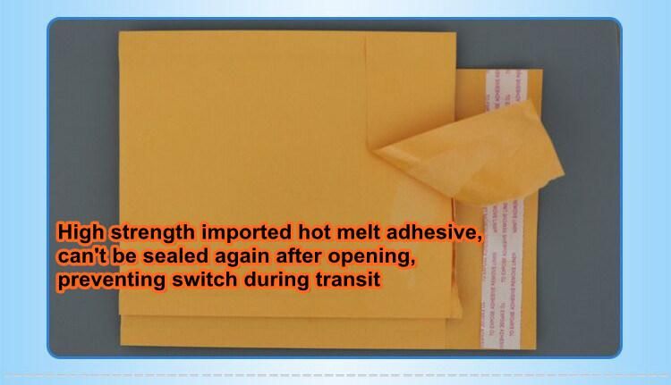 Yellow Kraft Paper Bubble Envelope Express Bag for Packaging